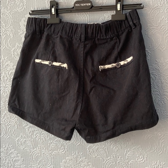 2/$20 Embroidered black and white shorts - Picture 3 of 5